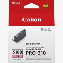 Canon Pfi - 5100Pm Cartucho Tinta Pigmentada LUCIA PRO II Magenta Photo para Impresoras Profesionales Canon Pfi - 5100Pm Cartucho Tinta Pigmentada LUCIA PRO II Magenta Photo para Impresoras Profesionales Precio: 22.79000031. SKU: B16BY5GFEX