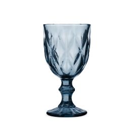 Quid Copa Vidrio Maia 23,5 cL Azul con Relieve (24 Unidades) Apta Lavavajillas y Frigorífico Precio: 37.79000005. SKU: B18YLZJAPH