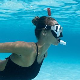 Gafas de Buceo con Tubo Bestway Blanco Gris Adulto (1 unidad) Gafas de Buceo con Tubo Bestway Blanco Gris Adulto (1 unidad)