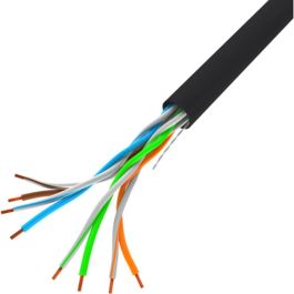Lanberg Bobina Cable LAN UTP 100Mb/s 305m Cobre CCA Negro