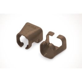 Digitus A-CC-BR Clips de Colores para Cable de Red Cat5e/6, Marrón, PVC, Paquete de 100 Unidades