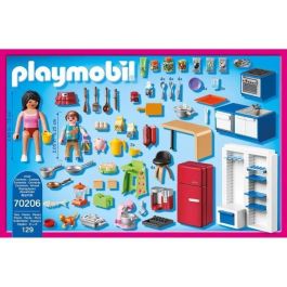 Playmobil 70206 Casa de Muñecas La Maison Traditionnelle: Cocina Familiar con Accesorios y Electrodomésticos para Preparar Comida