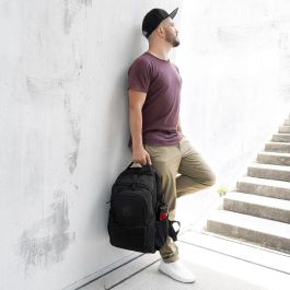 Mochila para Portátil Caturix CTRX-12 Negro Mochila para Portátil Caturix CTRX-12 Negro