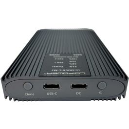 LC-Power LC-DOCK-C-M2 Caja Externa SSD M.2 NVMe/SATA USB-C 10 Gbit/s Antracita