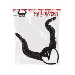 Diadema con Cuernos Negros Brillantes para Disfraces de Villana, Hechicera o Reina Oscura - Perfecta Halloween, Carnaval y Eventos de Fantasía Diadema con Cuernos Negros Brillantes para Disfraces de Villana, Hechicera o Reina Oscura - Perfecta Halloween, Carnaval y Eventos de Fantasía