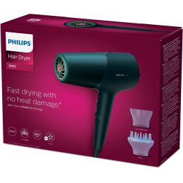 Secador de Pelo Philips BHD512/00 2300 W Negro Azul marino