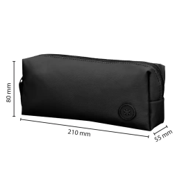 Antartik Estuche Portatodo Basic Pack 1 Compartimento Negro 80x210x55 mm