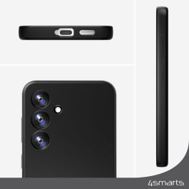 4smarts Funda de Silicona para Samsung Galaxy A55 Negra