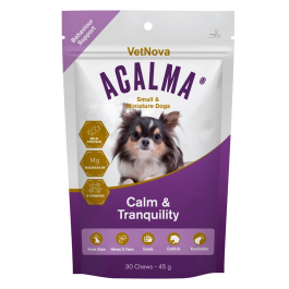 Vetnova Acalma Small And Miniature Dogs 30 Chews Alimento Complementario para la Calma Precio: 23.78999997. SKU: B18DJBQXAX