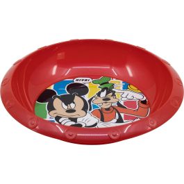 Licensing Cuenco Infantil Mickey Mouse CZ11376 de Plástico Alimentario Reciclable, Libre de BPA, 16.7cm