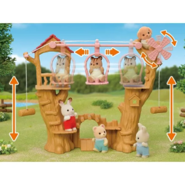 Sylvanian Families 5452 The Baby Zip Line Juego de Tirolina para Bebé