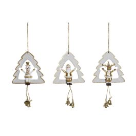 DKD Home Decor Decoracion Colgante Navidad Surtido Figuras Blanco Dorado Madera Set 6 Unidades (Arbol, Muñeco Nieve, Papa Noel, Reno) Precio: 14.57082. SKU: B1GRRYCQ4J