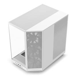 NZXT H6 Air Flow Midi Torre PC Blanco con 3 Ventiladores 120mm, Soporte ATX/micro ATX/Mini-ITX, Vidrio Templado - CC-H61FW-01 NZXT H6 Air Flow Midi Torre PC Blanco con 3 Ventiladores 120mm, Soporte ATX/micro ATX/Mini-ITX, Vidrio Templado - CC-H61FW-01
