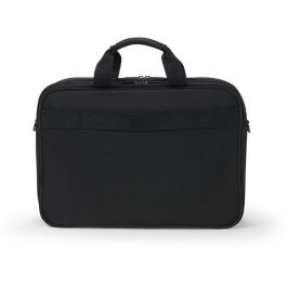 Dicota Maletín Eco Top Traveller BASE Portátil 13-14.1", Poliéster rPET Reciclado Negro, Acolchado HDF, Múltiples Bolsillos