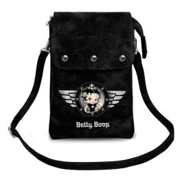 Betty Boop Bolso Móvil Love con Bandolera Ajustable, Dos Compartimentos y Bolsillo de Seguridad - Negro Precio: 22.49999961. SKU: B1GDN3V7LB