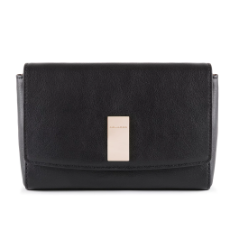 Dafne, Bolso de cuero, Sistema RFID, Negro, 19 cm Precio: 144.89000042. SKU: B1F6R8GVW5