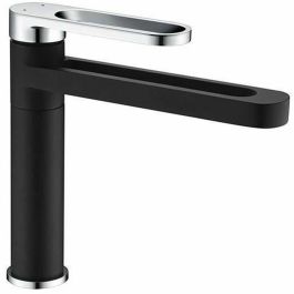 Edouard Rousseau EDO3047404062187 Mezclador de Lavabo Onegai Negro/Cromo
