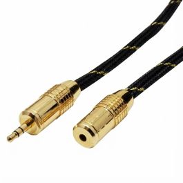 ROLINE 11.09.4755 Cable de Audio 3.5mm Macho a Hembra, 5m, Negro/Oro Precio: 27.3581. SKU: B1GZVH9Y2P