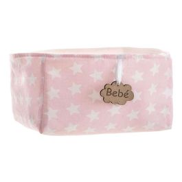 Cesta pequeña estrellas rosa 18 x 15 x 10,5 cm Precio: 5.0094. SKU: B14YK47J6J