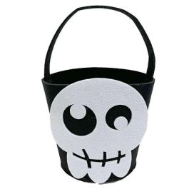My Other Me Cubo Calavera Fieltro Blanco-Negro 20x18x18,50 cm Precio: 5.50000055. SKU: B16ZW267SP