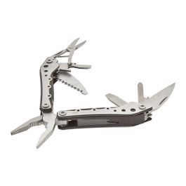 True Multiherramienta 10 en 1 de Acero Inoxidable con Tijeras, Cuchillo y Alicates