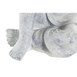 Figura Oriental DKD Home Decor Gris Claro 14 x 23 x 18 cm