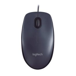 Logitech M90 Ratón Óptico USB con Cable Negro, 1000 dpi, Ergonómico, Control Preciso para Ordenador Logitech M90 Ratón Óptico USB con Cable Negro, 1000 dpi, Ergonómico, Control Preciso para Ordenador