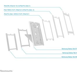 Soporte para Tablet Neomounts DS15-630WH1 Blanco Negro