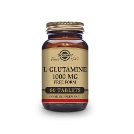 SOLGAR L-Glutamina 1000 mg en forma libre, para deporte, recuperación muscular y fatiga. Apto para veganos, 60 Comprimidos Precio: 26.8900005. SKU: S0586555