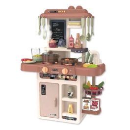 Cocina moderna con 42 accesorios, luces, sonidos y vapor, 63x45'5x22cm