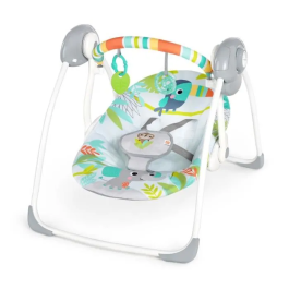 Bright Starts Columpio Portátil Compacto Rainforest Vibes TrueSpeed para Bebés 0-9 Meses Precio: 78.49999993. SKU: B1F236AD6T