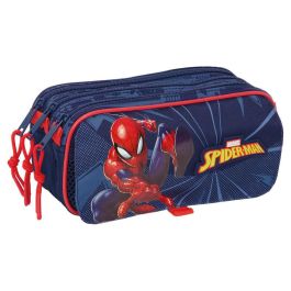 SAFTA Portatodo Spiderman Marvel Triple con Tres Compartimentos 21,5x8x10cm Precio: 19.49999942. SKU: B16WM3GM8C