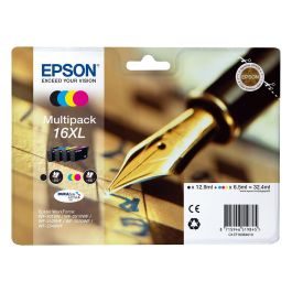 Epson Tinta Negro, Cyan, Magenta, Amarillo Durabrite Ultra Ink Cartucho Nº16XL Pack 4 Colores Precio: 87.89000044. SKU: S8405379