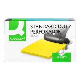 Taladrador Q-Connect Kf01235 Negro Abertura 2,7 mm Capacidad 27 Hojas