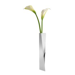Alessi ZH01 Florero Crevasse Acero Inoxidable 18/10 Diseño Zaha Hadid