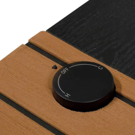 Ubbink Soporte de ducha solar UBB8711465055185 - Reserva de agua 20 litros - Madera de teca