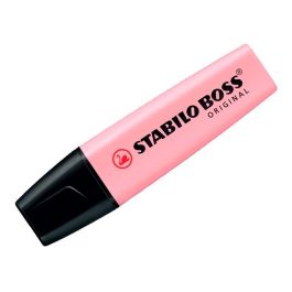 Rotulador Stabilo Boss Pastel Fluorescente 70 Rubor Rosa 10 unidades