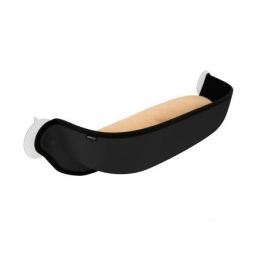 Nayeco Cama para Gato con Ventosas Negro 65x18x25 cm Precio: 21.49999995. SKU: S7906550