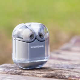 Auriculares Inalámbricos con Estuche de Carga Grey InnovaGoods Auriculares Inalámbricos con Estuche de Carga Grey InnovaGoods