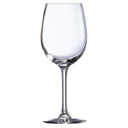 Copa de Vino de Vidrio Ebro 58 cL - Pack 6 Unidades Transparente Brillo - Fabricada en Francia, Apta Lavavajillas