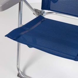 Silla playa plegable aluminio 6 pisiciones 47x60x94 cm con asa. Silla playa plegable aluminio 6 pisiciones 47x60x94 cm con asa.