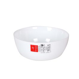 Bormioli Rocco Ensaladera Toledo Vidrio Opal Templado 19 cm Juego de 6 Apta Lavavajillas y Microondas