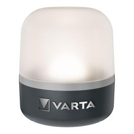 Varta Linterna Dinamo USB C, Linterna Exterior Compacta con Manivela, IP54, 3 Modos de Luz, Gancho Integrado