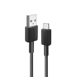 Anker 322 Cable USB-A a USB-C, 0.9 m, 45 W Carga Rápida, Transferencia 0.48 Gbit/s, Color Negro Precio: 34.50000037. SKU: B17YEP2F9C