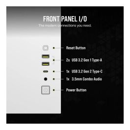 Corsair 2500X RGB Midi Tower mATX Gaming Gehäuse Blanco