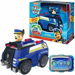 Spin Master 6054190 Patrulla Canina Coche Radio Control Chase Policía Teledirigido, Diseño 2 Botones, Fácil Manejo, +4 Años