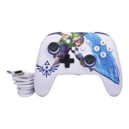 Power A Mando con Cable Enhanced Master Sword Attack para Nintendo Switch - Link, OLED y compatible con Switch