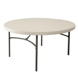 Mesa auxiliar Lifetime Crema 152 x 74 x 152 cm Acero Plástico Mesa auxiliar Lifetime Crema 152 x 74 x 152 cm Acero Plástico