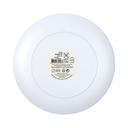 Home Deco Factory Plato Postre Zeste melamina 20 cm diseño ácido, limones, hojas b-n
