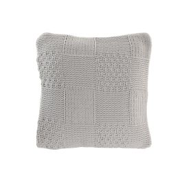 DKD Home Decor Cojín Urban Gris Claro de Poliéster 45 x 45 cm (2 Unidades) de Punto con Cremallera 420 grs Precio: 27.69000058. SKU: B1H3CWMQMC
